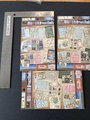 7 Gypsies Architextures Ephemera Collage Mixed Media Lot 3 Stash Paque Stickers