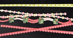 K & Company Mixed Lot of 5 Christmas Embellishments, Paper, & Borders NEW 2012