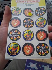 Vtg 1996 TREND Scratch ‘n & Sniff STINKY 60 STICKERS HALOWEEN Licorice SEALED
