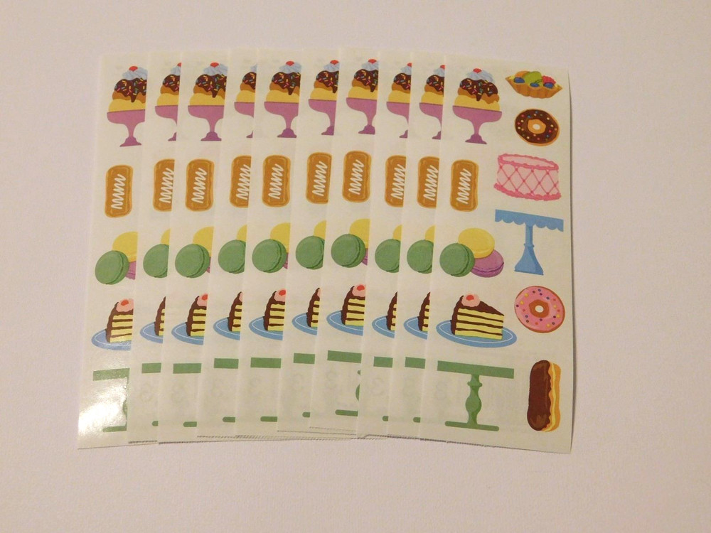 Mrs Grossman’s Stickers Lot of 10 Strips ~Sweet Treats~ 2017 Scrapbooking