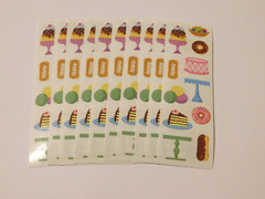 Mrs Grossman’s Stickers Lot of 10 Strips ~Sweet Treats~ 2017 Scrapbooking