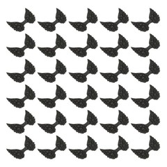 30Pcs Angel Wings for Crafts, Glitter Mini Angel Wings Ornament, Black