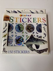 Funfax Under The Sea Stickers 150 Count Sharks Sea Life Holographic Stickers