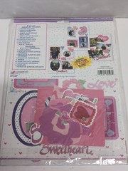 Memories Forever Vintage Scrapbook Kit, Romance, Valentine’s 1999