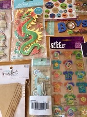 HUGE Lot Scrapbook Stickers Various Themes Sticko Jolee’s More New in Packages