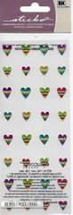 Hearts Candy Stripe Love Family Friend Valentine’s Day Valentine Sticko Stickers