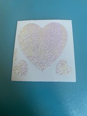 Vintage Textured Light Pink Heart Kodak Print