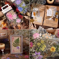 160pcs Floral Plant Stickers for Scrapbooks, DIY Crafts, Planners, Journals