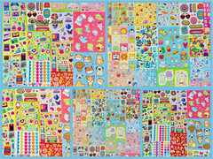 300 STICKER Lot, Sandylion Hallmark Crafters Corner American Greetings Trend +