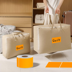Rectangle Color Code Labels 3×5 Inch 500 Pack Fluorescent Orange Adhesive Roll