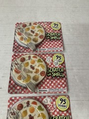 Vintage Portal Scratch And Smell Stickers 95 Food Items-RARE!!!