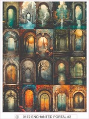 ENCHANTED PORTAL #2 – COMPLETE SHEET OF 20 STICKERS