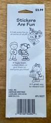 VTG AMERICAN GREETINGS STICKER WORLD 3-D HOLOGRAMS, Horse Themed, NIP