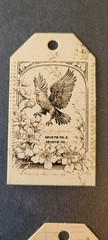 10pc Floral Botanical Design Paper Printed Tags for Gifts, Journal, Ephemra