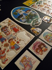 Cabbage Patch Kids, Lot of Stickers. Puffed and Regular. Vintage. Collectors