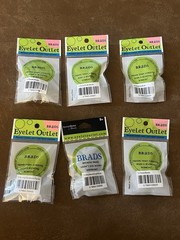 Eyelet Outlet Brads Lot of Animals NEW 6 packs Card Making Scrapbooking