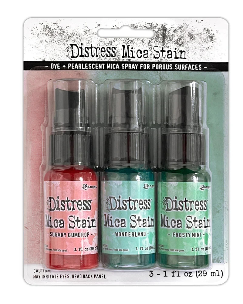 RANGER DISTRESS MICA STAIN – 2 DIFFERENT PACKAGE – TOTAL 6 COLOR – SEE PICTURE