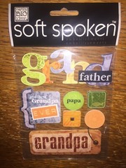 SOFT SPOKEN GRANDFATHER PAPA GRAD- DAD Greatest Grandpa Ever Family Pop Stickers