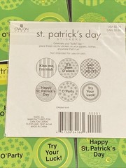 Vtg AGC St. Patrick’s Day Stickers Irish Luck Kiss Party 5 Packs