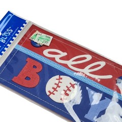 All Boy Baseball-Themed 41049-PE-101 3D Paper Bliss Scrapbook Sticker NIP