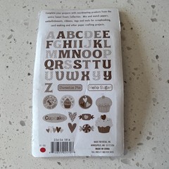 Chipboard Shapes & Alphabet Sweet Treats Chipboard Scrapbooking Accents
