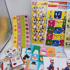 Lot of 100+ Stickers Super Mario Disney Dr Seuss Animals Emoji Scrapbook Teacher