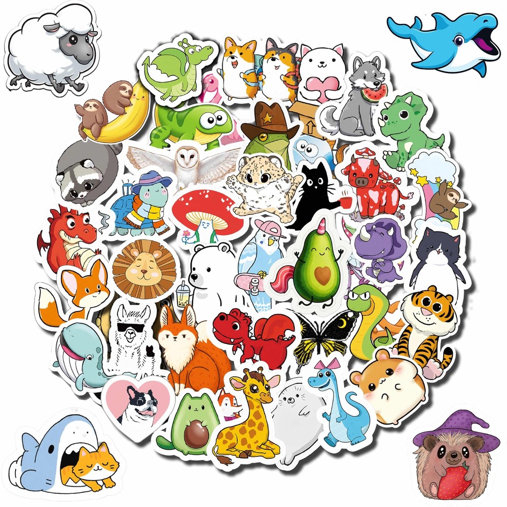 100 PCS Water Bottle Stickers for Kids Waterproof Cute Stickers for Water Bot…