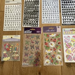 Lot Of 18 NOS Vintage Pkgs Of Stickers Asst Brands + Themes #4