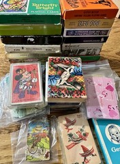 Scrapbook Craft Junk Journal Huge Mixed LOT Playing Cards Vtg Paper Ephemera 9lb
