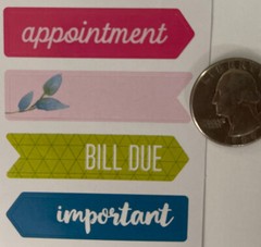 TO DO LIST Stickers (12pc)3birds •Important•Do Today•Appointment•Bill Due•Labels