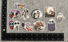 *Lot of 10 Assorted Nightmare Before Christmas Stickers