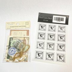 Ephemera Stationery supplies Junk Journals Scrapbooks Art Themed Collage, Box #1