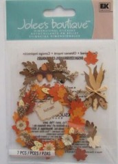Jolee’s Boutique 3D Stickers AUTUMN WREATH Theme 54905 NEW! FAST FREE shipping!