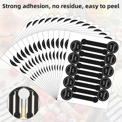 10 Sheets Reusable Thank You Decorative Sticker 100pcs Tear Resistant Adhesive