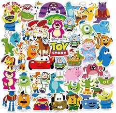 20 TOY STORY ASSORTED 2″ STICKERS PARTY FAVOR BUZZ NEMO MONSTERS INC CARS