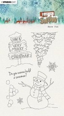 STUDIO LIGHT – CLEAR ACRYLIC STAMPS – SNOW FUN