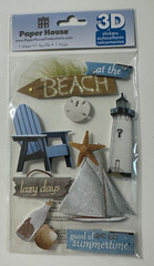 Paper House 3D Embellishment Dimensional Stickers-Variations Available-U Choose