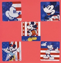 10 Mickey Mouse Fourth of July – Large Stickers – Patriotic – Minnie Mouse
