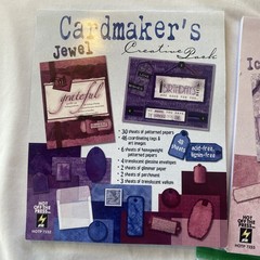 HOTP Sarabooks & Paper Pizazz Scrapbook or Junk Journaling Fiber Pack, Paper Kit