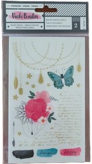 Vicki Boutin Rub-on Transfer Sheets 6.75×4 inch By American Crafts 343899 2pc