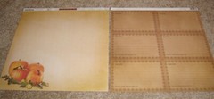 Creative Imaginations Double Sided Paper Lot of Eight ~ Vegetable/Fruit Recipes