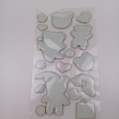 Sticko EK Success Puffy Panda Stickers 1 Sheet Dimensional