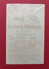 Vintage Sandylion Christmas Eve With The Bears Maxi Activity Sticker Sheet READ!