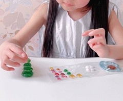 3D Embossed Sticker Toy Set (4 Designs Set) Christmas, DIY, Creative, Mini Model