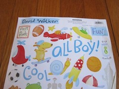 David Walker Stickers Creative Imaginations Little Boy Son Child Sports USED