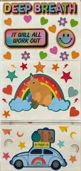 Retro Sticker lot set of 199+ Stickers / Mxd Themes