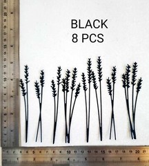 8 PCS LAVENDER LEAF DIECUT PAPER FOR SCRAPBOOKING CARDMAKING EMBELISHMENT