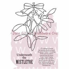 Woodware Craft Clear Stamp UNDER THE MISTLETOE JGS347 Scrapbooking