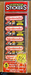 Vintage Nintendo Super Mario Play Activity 5 Packets of Album Stickers Sealed