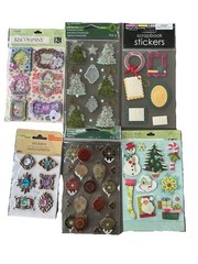 NEW Assorted Scrapbooking Stickers Embellishments Lot of 23 All Occasions NOS